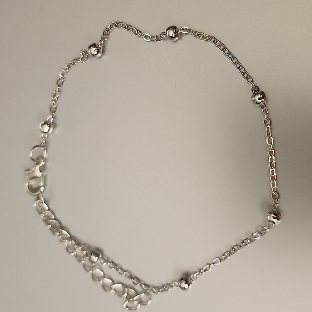 ANKLET Stainless + Silver Coat